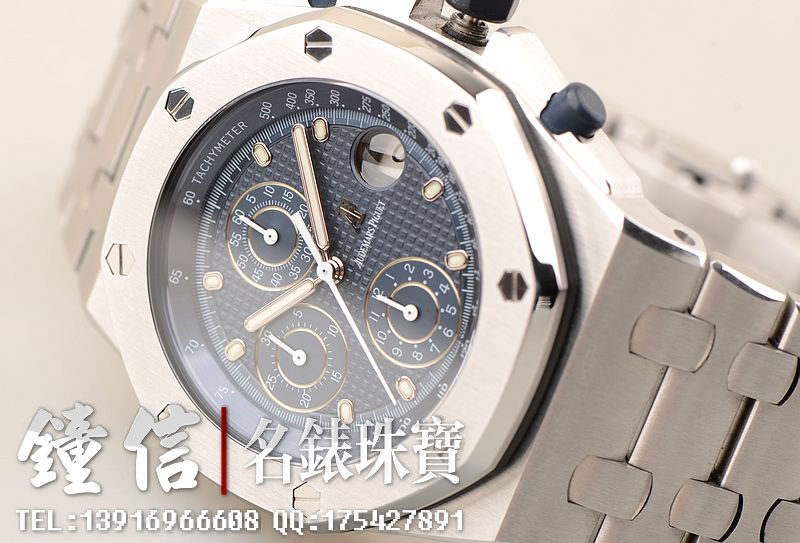 已售出【98新】AP爱彼皇家橡树离岸计时钢带男表25721ST.OO.1000ST.01