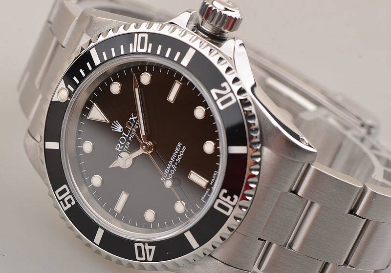 已售出【97新】劳力士无历黑水鬼14060M大三针自动机械钢带男表