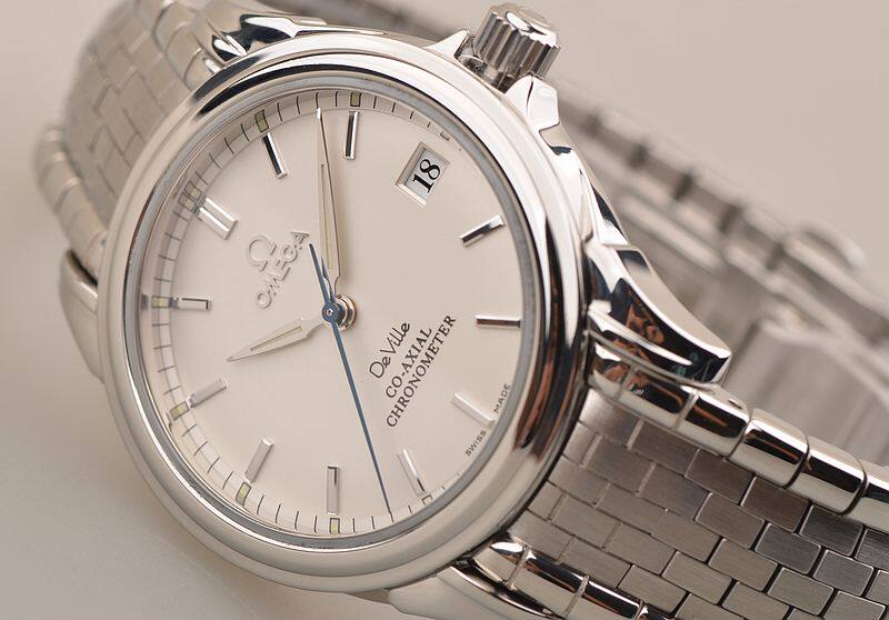 已售出【97新】欧米茄碟飞同轴自动机械钢带白盘男表4561.31.00全套附件