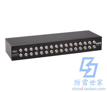 雷迅ASP信号系列视频监控CoaxB-TV-16S机架式浪涌保护器，可议价
