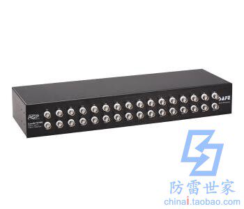雷迅ASP信号系列视频监控CoaxB-TV-16S机架式浪涌保护器，可议价