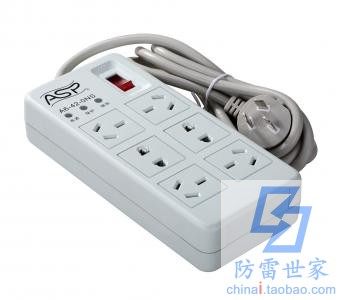 雷迅ASP电源系列防雷插座网络保护型A6-42-3NS浪涌保护器，可议价