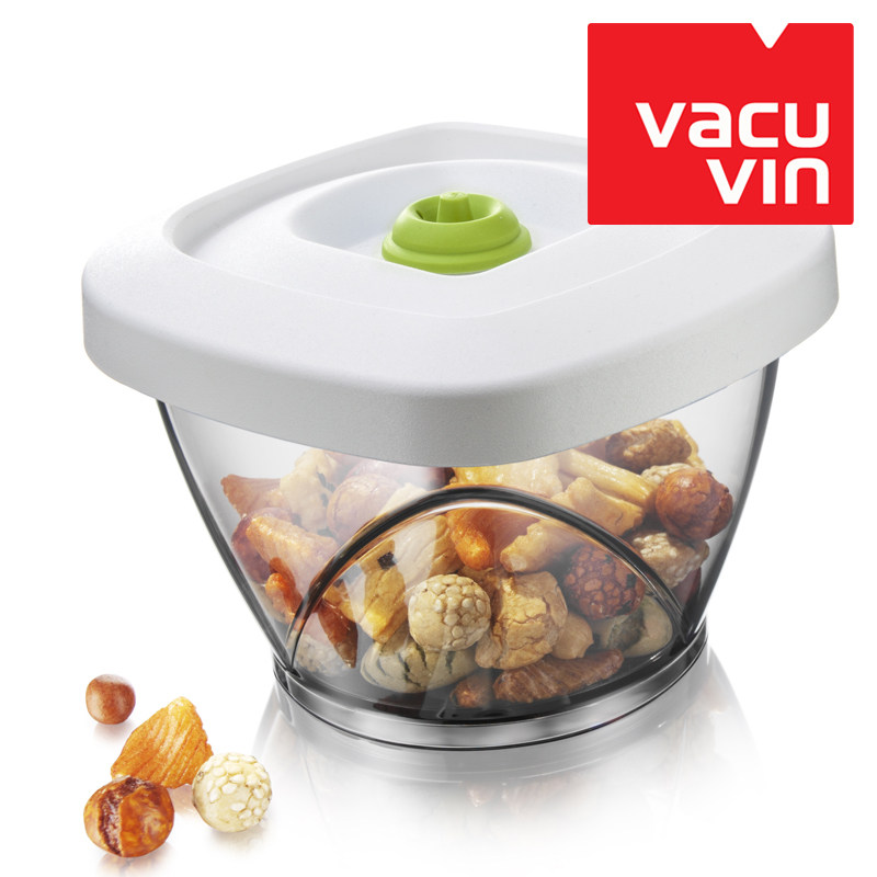 荷兰进口Vacu Vin茶叶咖啡收纳密封罐 塑料瓶食品干果储物瓶