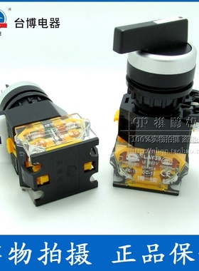 天博按钮 旋钮开关 LAY39C-11CX2 二位长柄旋钮开关 台博电器