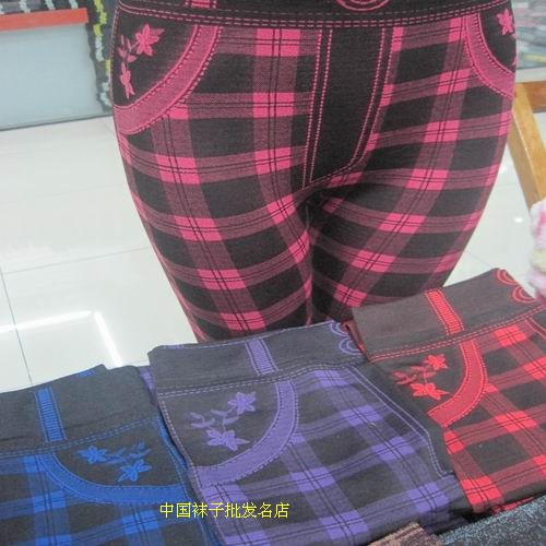 漂亮女裤休闲紧身弹力显瘦打底裤时尚新款简约九分裤春秋