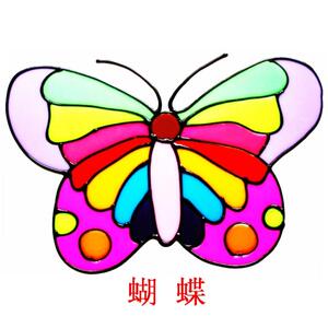 32胶画黑边儿童烤画安全无毒DIY手工制作颜料画涂鸦涂色烤箱推荐
