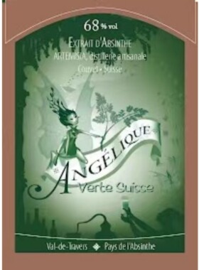 全球Top10苦艾 AngeliqueVerte 2013瑞士天使 Absinthe 68% 700ml