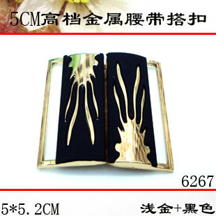 金属纽扣专卖 5CM公分金色 羽绒服腰带扣黑色复古大衣搭扣对扣子