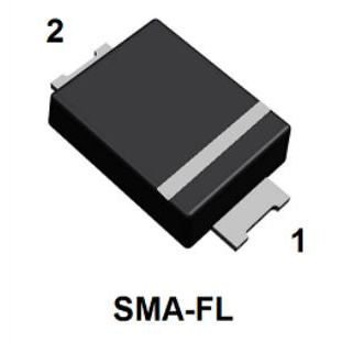 FFMAF107 LRC二极管SMA-FL表面贴装玻璃钝化结快速恢复整流器FF17