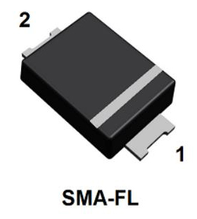 FFMAF107 LRC二极管SMA-FL表面贴装玻璃钝化结快速恢复整流器FF17