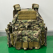 快拆战术马甲户外CS防护装 备6094作战战术背心迷彩服