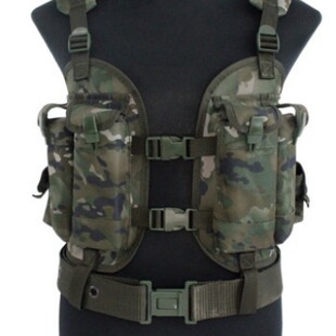 户外运动马甲射击背心战术背心户外马甲携行具95子弹袋