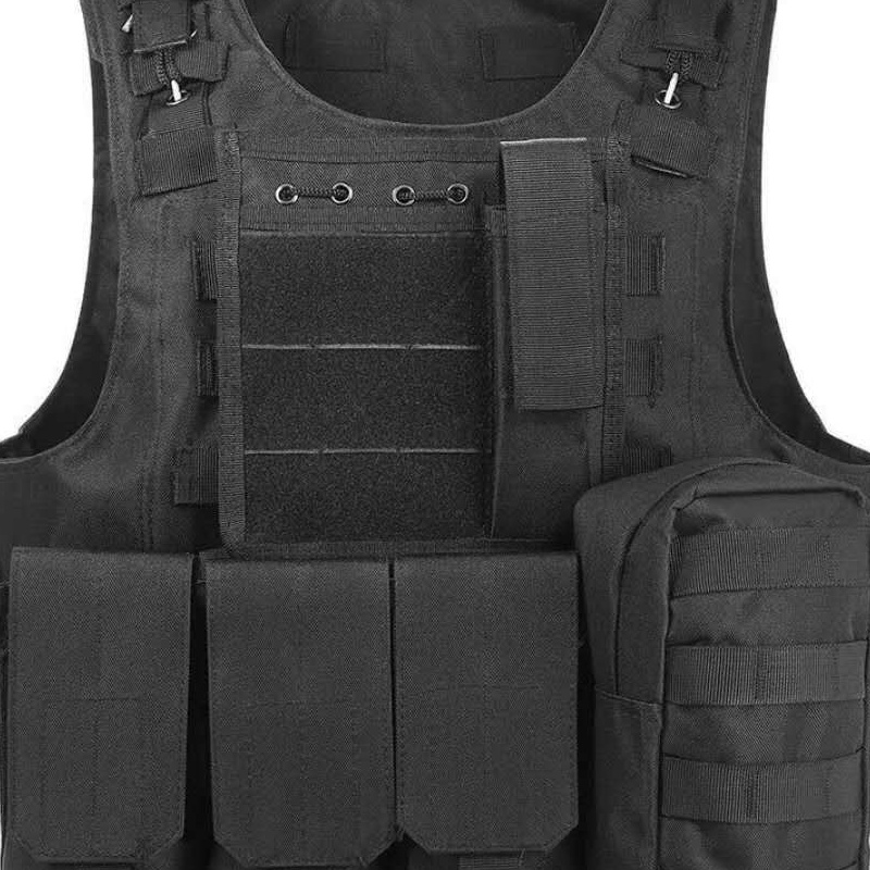 跨境热销多功能战术背心马甲黑色背心两栖作战背心特种兵作战