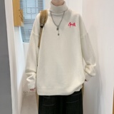 MG2818P65港风新款高领休闲线衣潮流休闲针织衫男生宽松长袖毛衣，男装针织衫/毛衣，星座510A-1