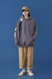 L2364P48中性模特新款卫衣男装宽松港风日系外套连帽衣服宽松卫衣，男装卫衣，星座510A-1