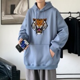 L2894P65潮流元素潮趣加绒加厚连帽印花常规款连帽卫衣男，男装卫衣，星座510A-1