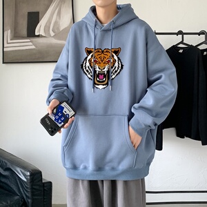 L2894P65潮流元素潮趣加绒加厚连帽印花常规款连帽卫衣男图片