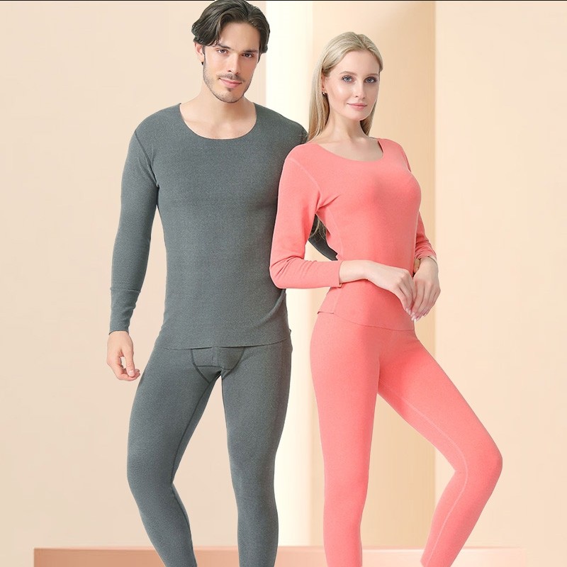 NT2940P48新阳离子套装女AB面发热秋衣双色双面德绒无痕保暖内衣，保暖内衣，星座510A-1