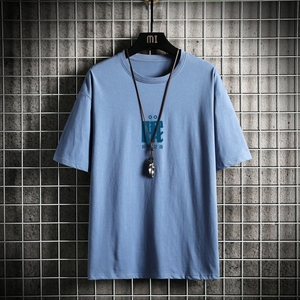 T2282P25网格挂拍短袖ins潮牌潮流夏薄衣服港风宽松圆领半袖体恤