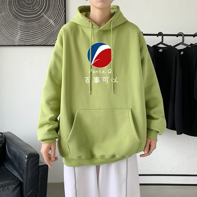 L2463P48延续 潮流元素潮趣文字字母印花常规款连帽卫衣男图片
