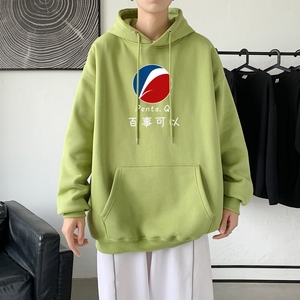 L2463P48延续 潮流元素潮趣文字字母印花常规款连帽卫衣男图片