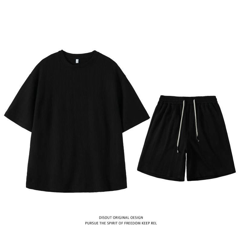 TZS8410特P45夏季新款男士休闲运动套装短袖短裤两件套男装,男装休闲套装,星座510A-1