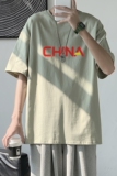 T2196P25港风室内！21夏季潮流男士短袖T恤宽松半袖体恤衫，男装T恤，星座510A-1