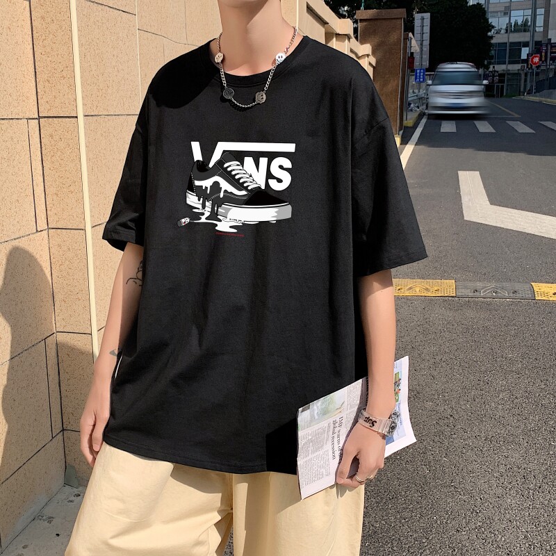 T3357P25男港风T恤落肩款宽松T恤克莱因蓝T仓库一件起正常配送中,男装T恤,星座510A-1