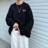 MD2819P55男2022秋季新款男士时尚圆领毛衣潮流百搭套头针织衫，男装针织衫/毛衣，星座510A-1