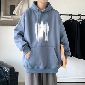 LD5676P38青少连帽卫衣男潮牌嘻哈美式oversize高街情侣重磅帽衫图片
