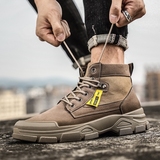 X2670P39秋新款男增高复古工装百搭潮靴子男靴马丁靴韩版高帮男鞋，男鞋马丁靴，星座614-1