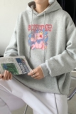 L2545P48延续潮流元素潮趣文字字母印花常规款连帽卫衣男，男装卫衣，星座510A-1