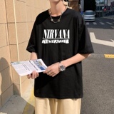 T3324P25克莱因蓝T仓库一件起正常配送中男港风T恤落肩款宽松T恤，男装T恤，星座510A-1