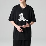 TZ3504短袖t恤男夏季薄款潮牌短裤休闲运动套装轻奢时尚感男士，男装休闲套装，星座510A-1