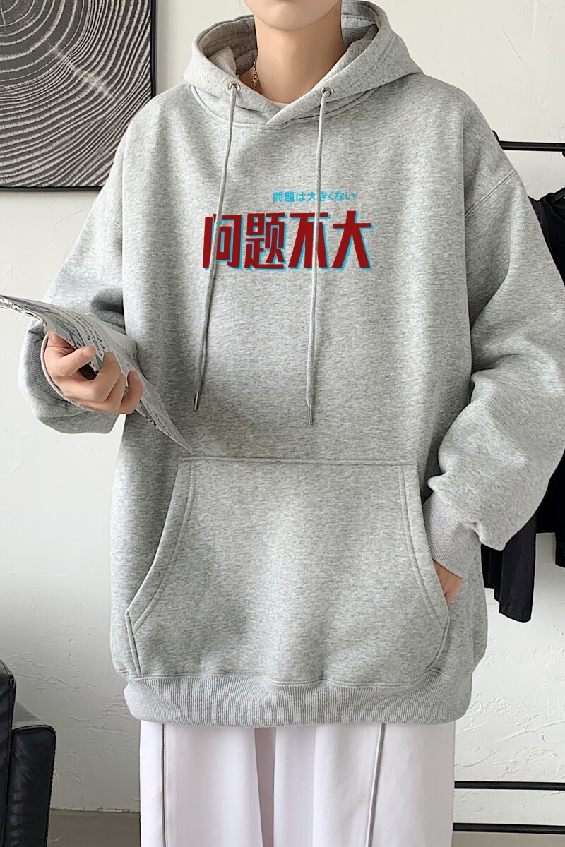 L2465P48秋冬新款卫衣男装宽松港风日系外套连帽衣服宽松卫衣,男装卫衣,星座510A-1