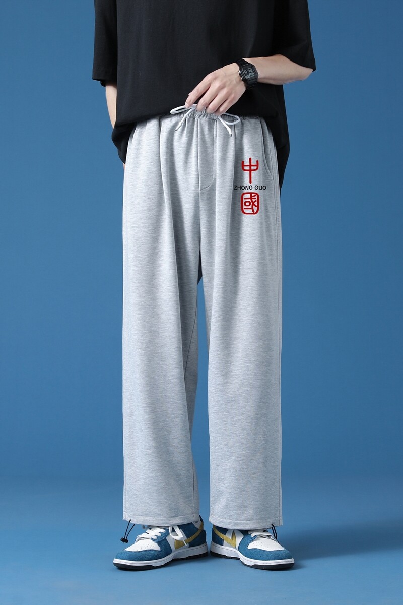 K2071P48运动裤卫裤男2022春夏韩版ins潮流修身束脚宽松休闲裤子,男装休闲裤,星座510A-1
