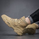 X2436P39秋季新款复古工装靴男马丁靴潮流新款男鞋休闲沙漠战狼靴，男鞋马丁靴，星座614-1