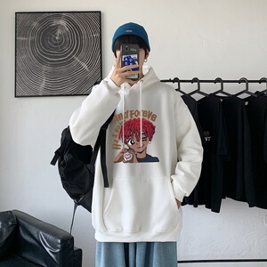 LD5675P38春秋季男生衣服美式重磅卫衣男oversize小众高街男潮ins图片