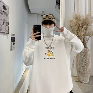 MG2996P65秋冬季潮流百搭高领毛衣男内搭打底衫潮牌ins纯色针织衫图片