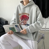 LD5675P38重磅卫衣男oversize小众高街男潮ins春秋季男生衣服美式，男装卫衣，星座510A-1