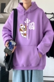 L2415P48韩版ins男士学生宽松运动连帽卫衣秋冬加绒情侣外套，男装卫衣，星座510A-1
