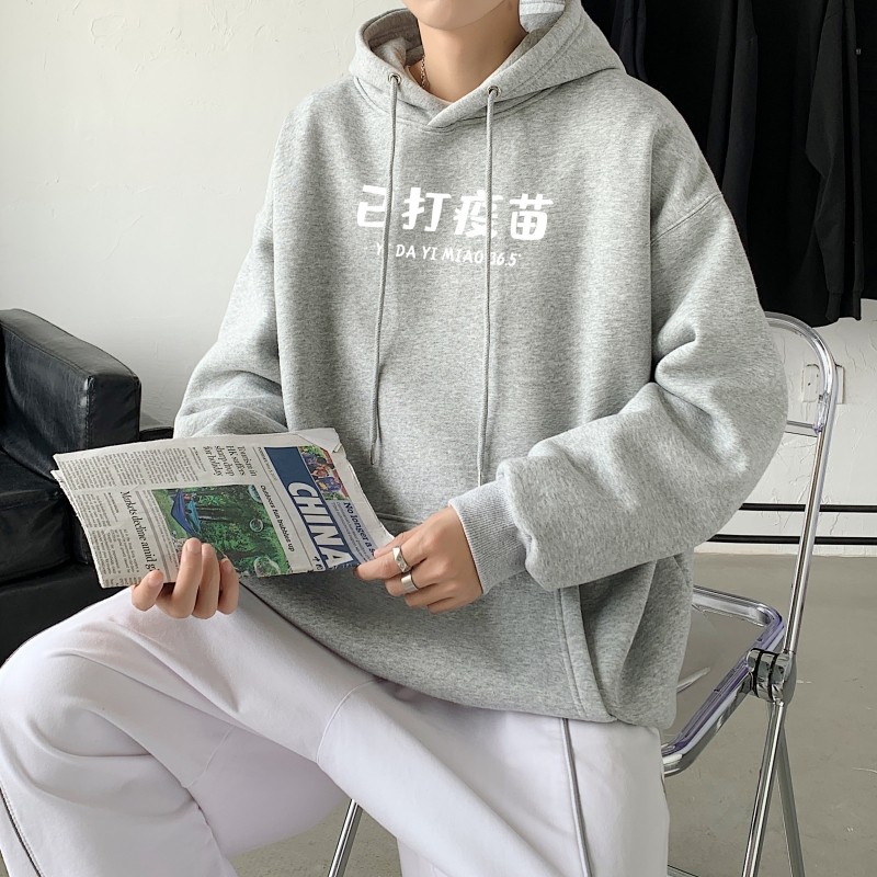 L2429P48秋卫衣2022秋新款港风ins连帽套头印花卫衣外套学生男女,男装卫衣,星座510A-1