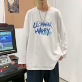 C2713P30男士长袖t恤春季潮牌薄款宽松潮流秋装卫衣服秋衣打底衫，男装T恤，星座510A-1