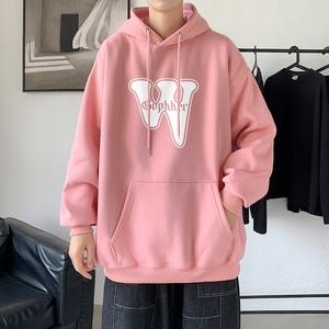 LD5673P38男装秋装上衣服男生连帽外套卫衣男士新款潮牌ins宽松图片