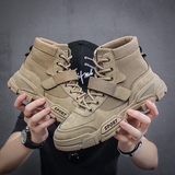 X2436P39秋季新款高帮马丁靴英伦风中帮百搭工装沙漠潮鞋潮流男靴，男鞋马丁靴，星座614-1