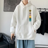 L2856P48港风模特上新休闲连帽百搭韩潮外套卫衣男情侣装连帽卫衣，男装卫衣，星座510A-1