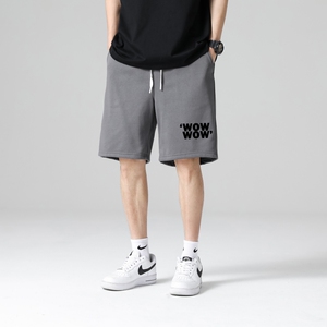 DK3519P40日系宽松抖音高品质纯棉运动五分短裤宽松短裤男生短裤图片