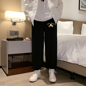 KD3458小脚男士宽松卫裤运动卫裤长裤卫裤高弹健康布休闲裤图片
