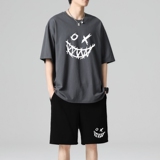 TZ3881轻奢时尚感男士短袖t恤男夏季薄款潮牌短裤休闲运动套装，男装休闲套装，星座510A-1