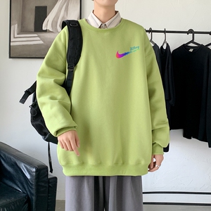 Y2363P38主推 2022秋季ins潮男士潮趣印花卫衣时尚圆领宽松上衣图片